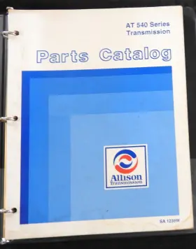 Diesel At540 Detroit Allison At 540 543 545 545rm Transmission Parts Catalog Manual