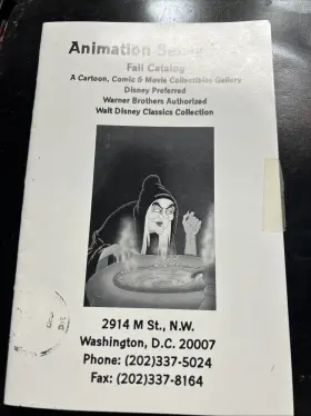24pgs Disney 2002 Animation Sensations Fall Catalog Rare Walt