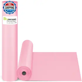 B0cnvtvy1y Donyang Pink Wrapping Paper 15 Inch X450 Craft Poster Bulletin Board Light