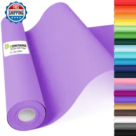B0dftgfks9 Donyang Purple Wrapping Paper Roll 15 Inch X450 Art Craft Bulletin Board Decor