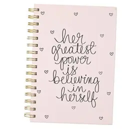 Dl413c Eccolo Dayna Lee Collection 6x8 Elegant Spiral-bound Hardcover Journal Portable Inch
