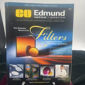 B091a Edmund Scientific Optics Eo Catalog America 2009 Filters Optical Instruments
