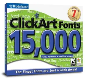 32207 Encore Software Clickart Fonts 15 000