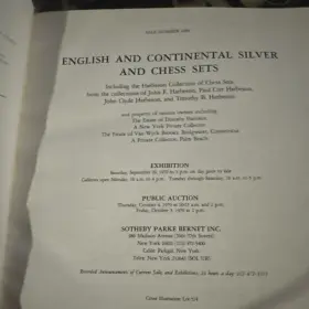 Oct1979 English And Continental Silver Chess Sets Sothebys Eng Jameson Collection #2