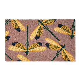 Entryways 788460593293 Victoria And Albert Museum Coir Doormat - Dance Of The Dragonflies 24 Inch X36
