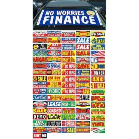 295-sup Ez Line Bucko Banners Windshield Super Sale