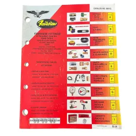 2001g Fairview Fittings 2001 Tools Catalog No Illustrated Red Softcover Book