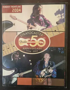 991-6025-114 Fender Frontline Catalog 2004- Stratocaster 50th Anniversary- Guitar Vintage
