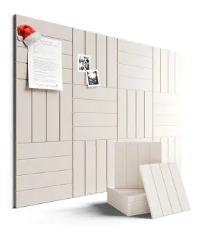 B0f52h14lq Fluxynara Felt Bulletin Board Tiles 48 Inch X36 - 12 Pack Cork Alternative