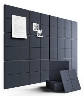 B0fgq8zmfv Fluxynara Large Felt Bulletin Board 48 Inch X36 12-pack Wall Organizer