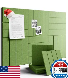 B0fjs46n89 Fluxynara Felt Bulletin Board Tiles 48x36 Inch Cork Alternative - 6 Pack