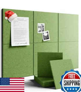 B0fjs5rc5t Fluxynara 6pk 36x24 Kelly Green Felt Bulletin Board Cork Alternative