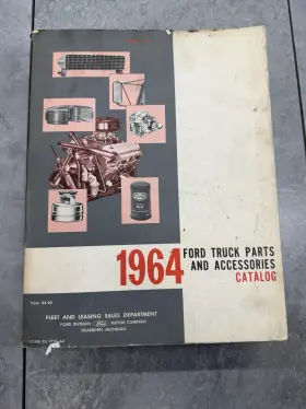 7753-64 Ford Motor Company 1964 Truck Parts And Accessories Catalog Fd