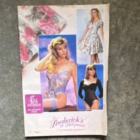 Fredericks Of Hollywood 143-355 45th Anniversary Spring 1991 Lingerie Catalog Booklet