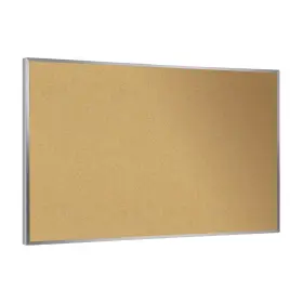 B000z56s6k Ghent Natural Cork Bulletin Board 24.5x36.5 Inch Aluminum Frame Made In Usa
