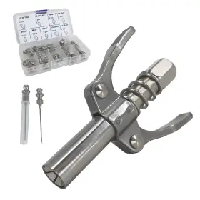 Auto26 Gontsig 27pcs Grease Gun Fitting Kit High Pressure Coupler Nozzle