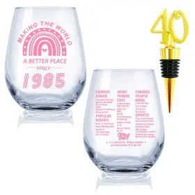 Greatingreat 755205709530 1985 Old Time Information 40th Birthday Gifts For Women Men - Vintage 15