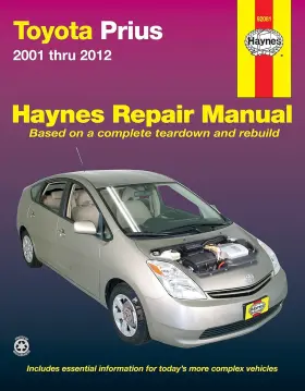 92081 Haynes Toyota Prius 2001-2012 Repair Manual Usa Paperback