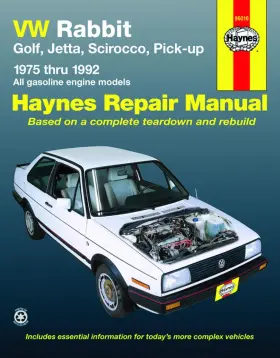 96016 Haynes Vw Rabbit Gas 75-84 Convertible 80-84 Golf 85-92 Jetta 80-9