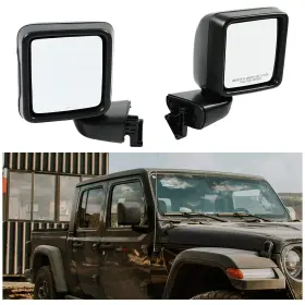 Mo-1210 Hecasa Side Mirrors Compatible With 2018-2022 Jeep Wrangler Jl 2020-2022