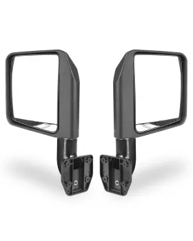 Htcrm02b Hengtuaoto Half Door Side View Mirror Compatible With Jeep Wrangler Yj Jk Jl Gladiator Jt