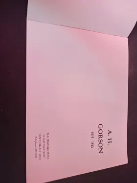 1872-1933 Henry 1882-1934 A.h. Gorson Ira Spanierman 1967 Art Exhibition Catalog #3