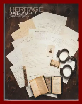 6316 Heritage Historical Manuscripts And Texana Auctions Catalog #6316 March 28 2025