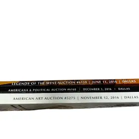 8099 Heritage Auctions Dallas American Lot Of 3 Catalog Books Legends The West Political America #3
