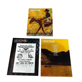 8099 Heritage Auctions Dallas American Lot Of 3 Catalog Books Legends The West Political America
