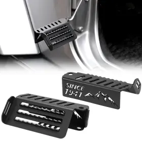 Hc-mt-004-b Hocho Foot Pegs Doors Off Fit For Jeep Wrangler Jk Jl And Gladiator Jt 2007-202