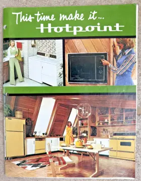 80-8627-1 Hotpoint Ge Vtg Home Appliances Catalog 1977 - All Kitchen Laundry Ac 52 Page