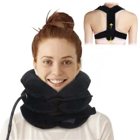 Ibywm 697333296400 Cervical Neck Traction Device And Posture Corrector For Women Men Fsa Hsa