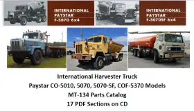 Cof-5370 International Harvester Truck Mt-134 Paystar Co-5010 5070 Parts Catalog Cd