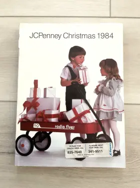 8x11x J. C. Penney Vintage Jc 1984 Christmas Toy Gift Catalog Radio Flyer Wagon 8x11x.5 Rare