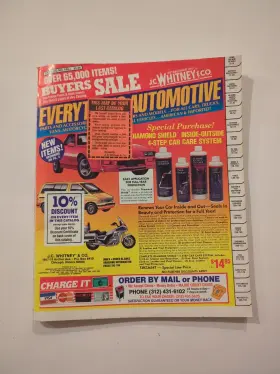 540j J. C. Whitney J.c. Everything Automotive Parts And Accessories Catalog 1992 Vtg