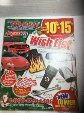 679j-10 J.c. Whitney And Co. Parts Accessories 2003 Catalog No. Automotive