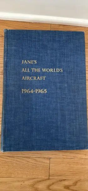 32280 Janes All The Worlds Aircraft 1964-1965 Illustrated Hardcover Catalog Booklet