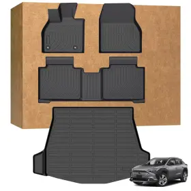 Jaogaus Ltffloor100 Floor Mats For Subaru Solterra 2023-2026 And Toyota Bz4x 2023-2025 To