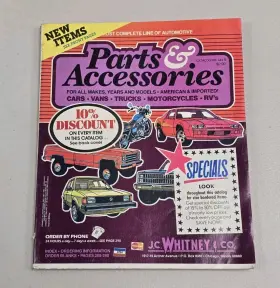 Jc Whitney & Co. 700j-07 Vintage And Co. Auto Accessories Parts Book Catalog #444b