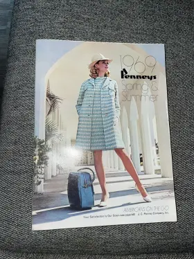 A69m Jcpenney Vtg Hardcover Spring Summer 1969 Catalog Jc Penney Penneys Euc