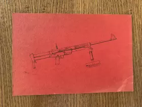 Johnson 1944 Original Manual Le Modele Fusil-mitrailleur Model Machine Gun #2