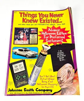 J9708 Johnson Things You Never Knew Existed Smith Catalog Halloween Edition 1997