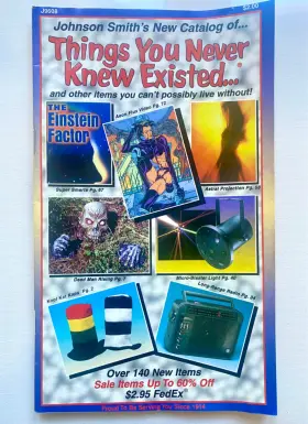 F8152 Johnson Smith Co. Rare 1996 S Things You Never Knew Existed Catalog