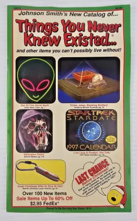 J9610 Johnson Smith Company 1997 Smiths Things You Never Knew Existed Catalog