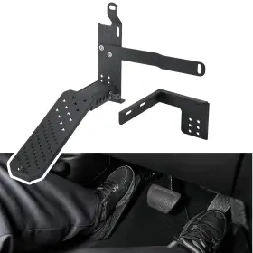 A3302-00307-bk Joytutus Dead Pedal Foot Rest Pad Compatible With 2007-2026 Jeep Wrangler Jk
