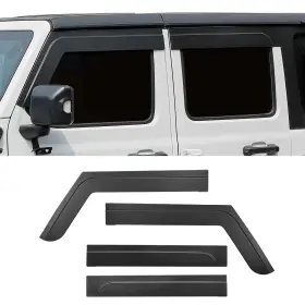 Joytutus A3341-00001-bk Outside Mount Rain Guards Compatible With 2018-2026 Wrangler Jl Jlu