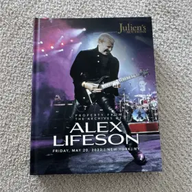 Sale-3186 Juliens Auctions Illustrated Catalog Booklet Alex Lifeson Archives 2022