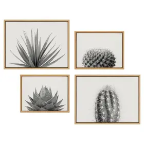 Kate And Laurel 032231700114 Sylvie Haze Aloe Succulent Cactus Tall Short Aga