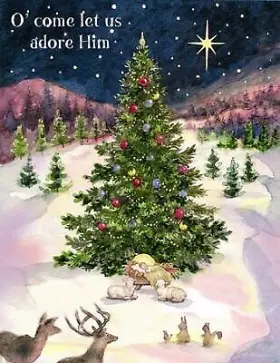 069232 Lang Companies Card-boxed-let Us Adore Him Box Of 18