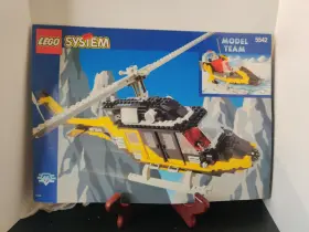 5542 Lego System Model Team Black Thunder Manual Only #2